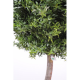 Eucalyptus artificiel boule sur tige H110cm - Ø45cm