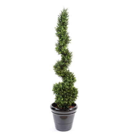 Buis artificiel UV Spirale fine H130 & 160cm