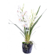 Orchidée artificielle Cymidium 80cm