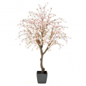 Cerisier fleur large artificiel rose clair H280cm