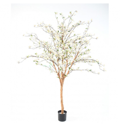 Cerisier fleurs large artificiel blanc H210cm