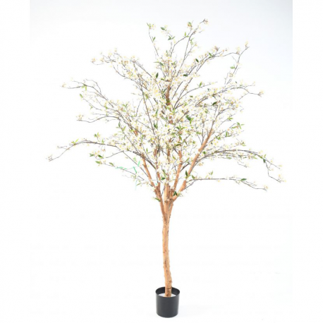 Cerisier fleurs large artificiel blanc 210cm