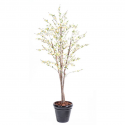 Cerisier fleurs artificiel blanc 210cm