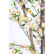 Cerisier fleurs artificiel blanc 210cm