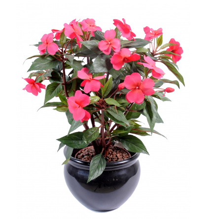 Impatiens artificielle 35cm