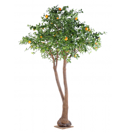Oranger arbre double artificiel H340cm