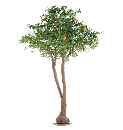 Oranger arbre double artificiel 340cm