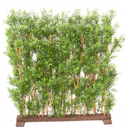 Haie eucalyptus UV artificiel H110cm L100cm