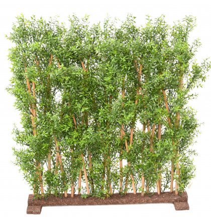 Haie eucalyptus UV artificiel H110cm L100cm
