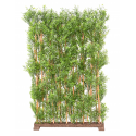 Haie eucalyptus UV artificiel H150cm L100cm