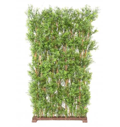 Haie eucalyptus UV artificiel H180cm L100cm