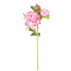 Pivoine artificielle rose H50cm