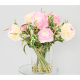 Bouquet renoncules artificielles H38cm