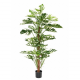 Philodendron artificiel panaché tuteur coco H160cm