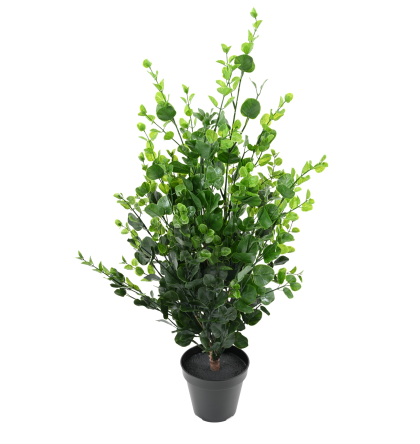 Eucalyptus artificiel buisson H90cm