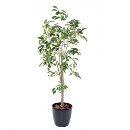 Ficus artificiel tronc plastique 150cm