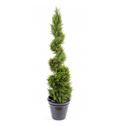 Cyprès artificiel UV Juniperus spirale H130 & 160cm