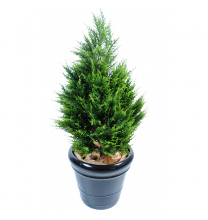 Cyprès artificiel Juniperus vert 2 tons 65 à 160cm